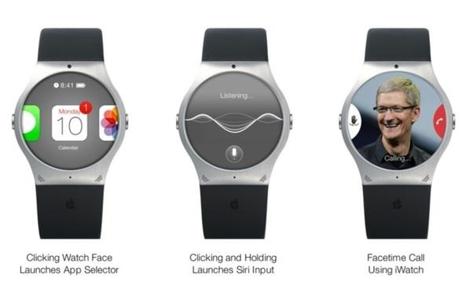Nouveau concept iWatch, by Stephen Olmstead...