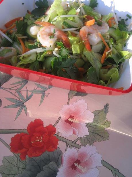 Salade d'inspiration thaï d'un soir d'août