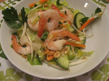 Salade d'inspiration thaï d'un soir d'août