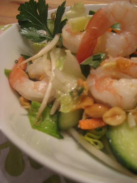 Salade d'inspiration thaï d'un soir d'août