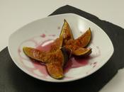 Figues roties miel fleurs