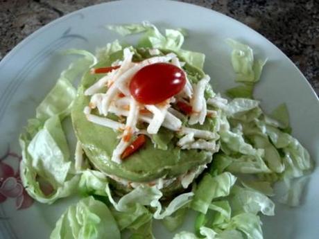 Bavarois surimi sur croustillant de biscuit 5