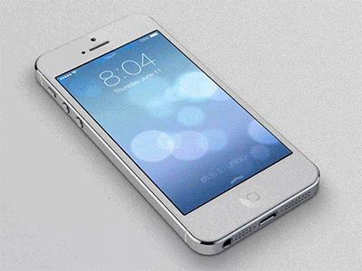 [Gif] Jon Ive redessine le Lockscreen de l'iPhone...