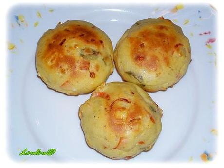 mini cakes surimi olives maasdam curry au Pie Magic