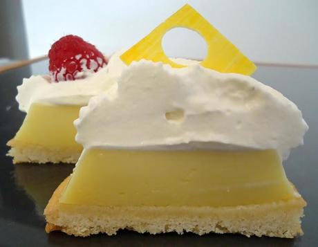 Mini flan sur sablé breton