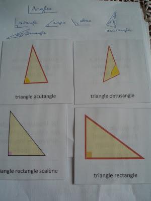 Jeu du détective (trouver le triangle) ou l'adjectif qualificatif