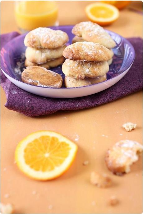 Petits biscuits au citron, miel et huile dolive