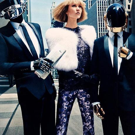 Karlie Kloss Daft Punk US Vogue thb Daft Punk, les nouvelles égéries mode