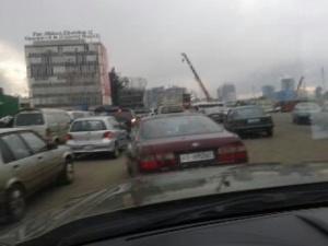 Embouteillage à la place Meskel