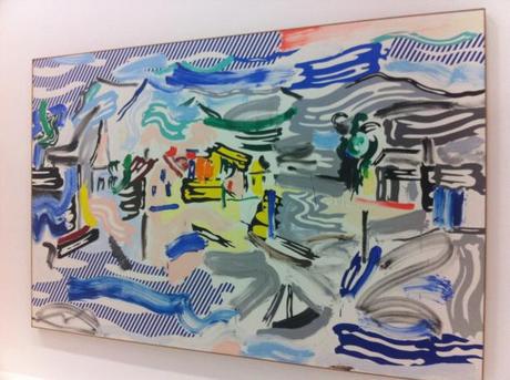 Expo Roy Lichtenstein à Beaubourg (3 juillet-4 nov) Fishing village (1987)