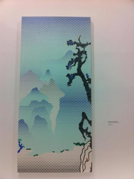 Expo Roy Lichtenstein à Beaubourg (3 juillet-4 nov) Landscape with Philosopher (1994)