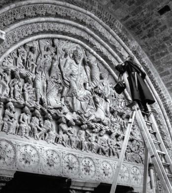 Jean Dieuzaide Angelico Surchamp portail Moissac