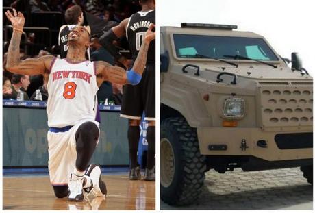 Un joueur NBA s’offre un véhicule armé