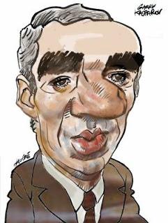 Une caricature du 13ème champion du monde d'échecs, Garry Kasparov © Daulle