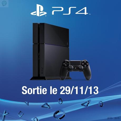 ps4 datedesortie Date de sortie de la PlayStation 4 en France  sortie sony ps4 playstation 4 