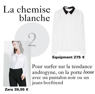 chemise-blanche-loose-zara-equipment-avec-col-noir