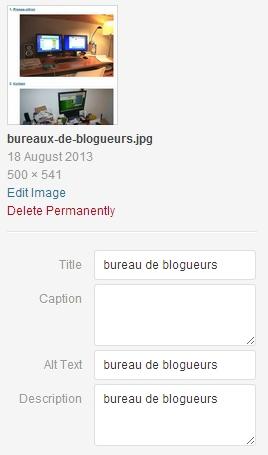 optimisation des images