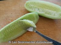 Concombre glacé à la sauce soja