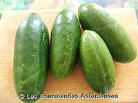 Concombre glacé à la sauce soja