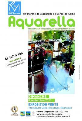 Aquarella -18ème marché de l’aquarelle de Rueil Malmaison