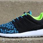 Nike Roshe Run FB Blue Leopard