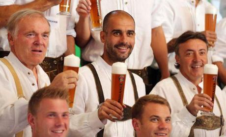 Pep Guardiola en bavarois