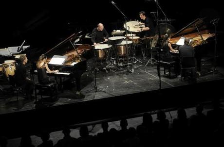 LUCERNE FESTIVAL 2013: LATE NIGHT CONCERT le 17 août 2013, MARTIN GRUBINGER et THE PERCUSSIVE PLANET ENSEMBLE (Percussions) (XENAKIS-BARTÓK) avec FERHAN et FERZAN ÖNDER (Piano)