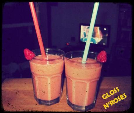 pink smoothie
