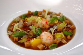 Restaurant Laurent Bouillabaisse froide pommes de terre et fenouil au basilic 340x226