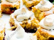 Carrés myrtilles pommes Blueberry Apple Squares