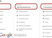 Nouvelle interface d’administration comptes Google Analytics
