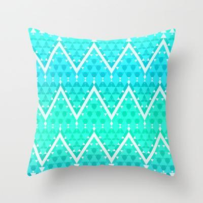 Mix #402 Throw Pillow by Ornaart | Society6