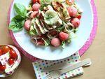 Salade de pastèque et poulet grillé à l'huile de sésame SaladPastècPouletBLOG14