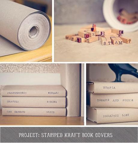 DIY book cover papier 