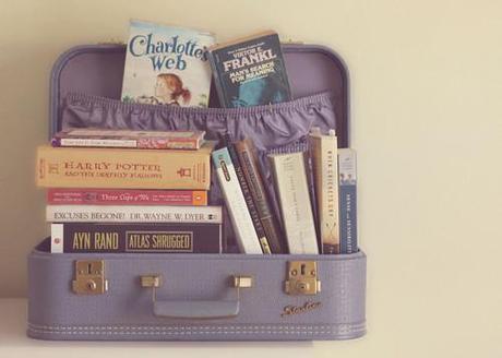 DIY bibliotheque valise