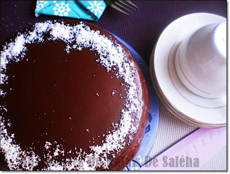 recette gâteau au chocolat et a la crème de noix de coco kinder délice
