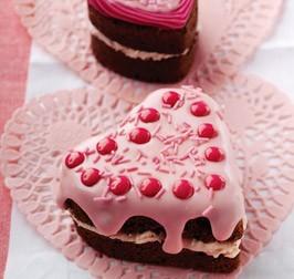 Valentines Coeurs Gâteau