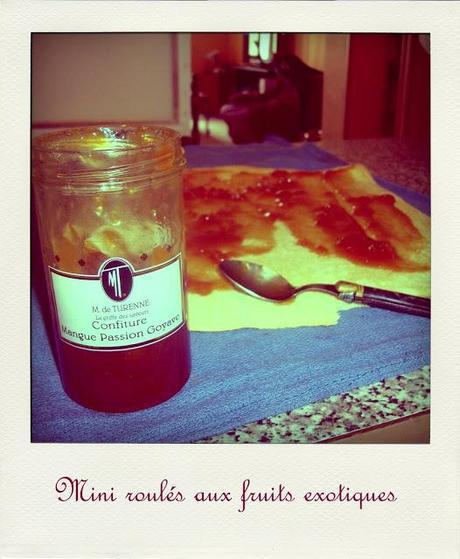 Mini roulés aux fruits exotiques