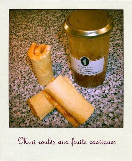 Mini roulés aux fruits exotiques