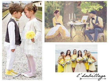 Mariage : Idées déco et autres trouvailles autour du jaune | www.decocrush.fr
