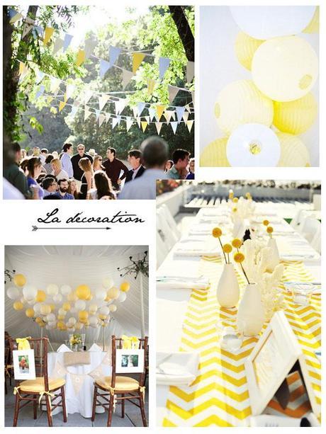 Mariage : Idées déco et autres trouvailles autour du jaune | www.decocrush.fr