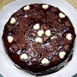Gâteau au chocolat avec glaçage ( babeurre)