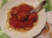 Spaghettis boulettes thon sauce tomate