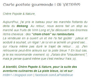 05 | Carte postale gourmande du VIETNAM