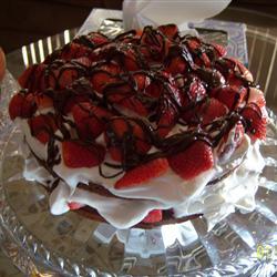 Tarte de fraise au chocolat