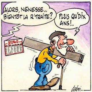 Jusqu'à 66 ans... Peut être 68 ou 69 d'ici là...