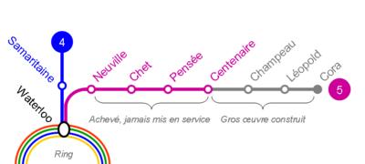Ligne 5 metro Charleroi