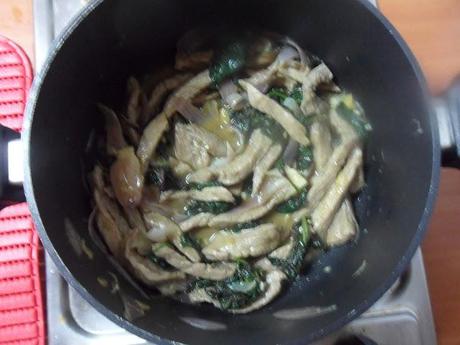 Sauté de boeuf/brèdes patates douces