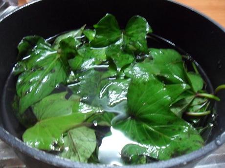 Sauté de boeuf/brèdes patates douces