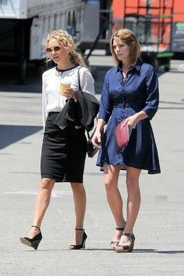 Ashley sur le Set de ‘Wish I Was Here’ with Kate Hudson